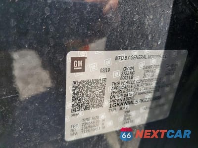 Zdjęcie 13 z 13 samochodu: 2019 GMC ACADIA SLT-1 VIN:1GKKNMLS7KZ218888 - miniatura