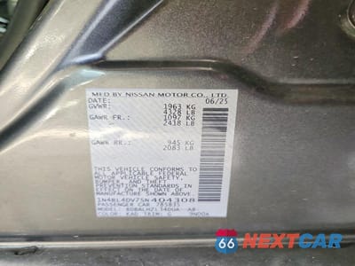 Zdjęcie 12 z 12 samochodu: 2025 NISSAN ALTIMA SV VIN:1N4BL4DV7SN404308 - miniatura