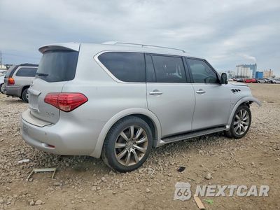 Trzecie zdjęcie samochodu z tyłu: 2014 INFINITI QX80 BASE VIN:JN8AZ2NE2E9066521 - miniatura