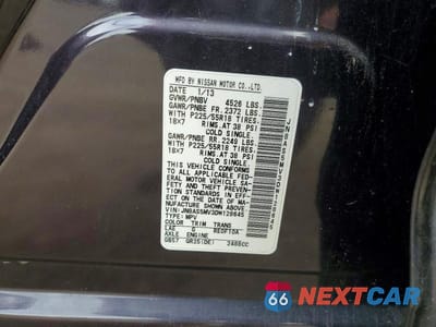 Zdjęcie 13 z 13 samochodu: 2013 NISSAN ROGUE S VIN:JN8AS5MV3DW128645 - miniatura