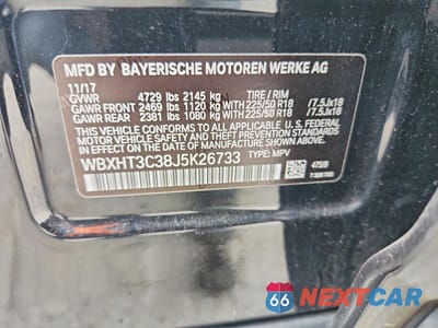 Zdjęcie 13 z 13 samochodu: 2018 BMW X1 XDRIVE28I VIN:WBXHT3C38J5K26733 - miniatura