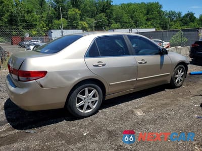 Trzecie zdjęcie samochodu z tyłu: 2003 HONDA ACCORD EX VIN:1HGCM66843A082087 - miniatura
