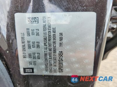 Zdjęcie 12 z 12 samochodu: 2016 BUICK VERANO VIN:1G4PW5SK1G4154594 - miniatura