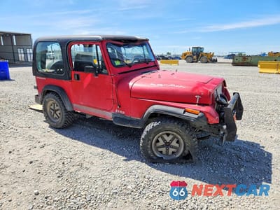 Czwarte zdjęcie samochodu z boku: 1992 JEEP WRANGLER / YJ S VIN:2J4FY19P8NJ549881 - miniatura