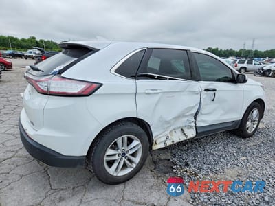 Trzecie zdjęcie samochodu z tyłu: 2018 FORD EDGE SEL VIN:2FMPK4J94JBB64201 - miniatura