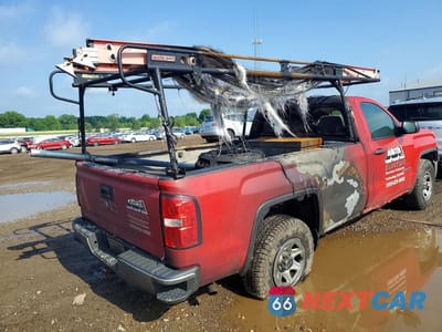 Trzecie zdjęcie samochodu z tyłu: 2014 GMC SIERRA C1500 VIN:1GTN1TEH7EZ380170 - miniatura