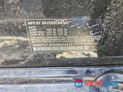 Zdjęcie 12 z 12 samochodu: 2021 BMW M340I VIN:3MW5U7J00M8B54475 - miniatura
