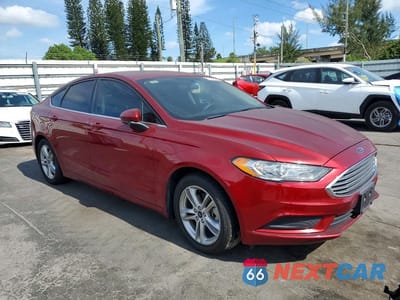 Czwarte zdjęcie samochodu z boku: 2018 FORD FUSION SE VIN:3FA6P0HD8JR284787 - miniatura