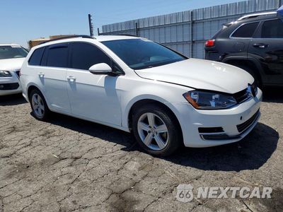 Czwarte zdjęcie samochodu z boku: 2015 VOLKSWAGEN GOLF SPORTWAGEN TDI S VIN:3VWCA7AU6FM501899 - miniatura
