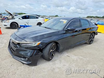 2021 HONDA ACCORD SPORT 1HGCV1F37MA056833 - główne zdjęcie licytacji z USA - miniatura