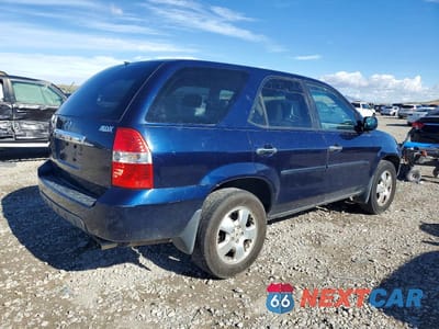 Trzecie zdjęcie samochodu z tyłu: 2003 ACURA MDX VIN:2HNYD18223H514039 - miniatura
