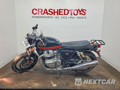 Trzecie zdjęcie samochodu z tyłu: 2022 ROYAL ENFIELD MOTORS INT 650 VIN:ME3FPN470NK701099 - miniatura
