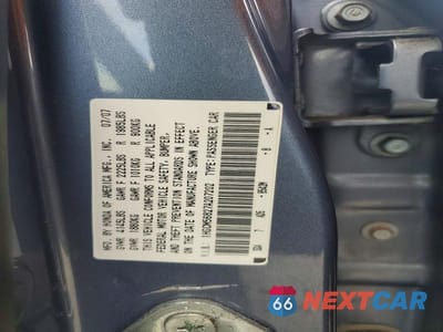 Zdjęcie 12 z 12 samochodu: 2007 HONDA ACCORD EX VIN:1HGCM56827A207202 - miniatura