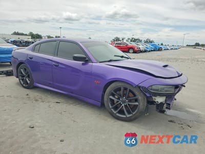 Czwarte zdjęcie samochodu z boku: 2019 DODGE CHARGER SCAT PACK VIN:2C3CDXGJ1KH661919 - miniatura