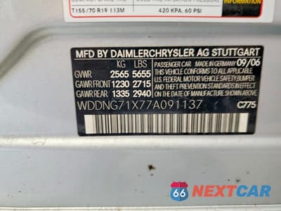 Zdjęcie 12 z 12 samochodu: 2007 MERCEDES-BENZ S 550 VIN:WDDNG71X77A091137 - miniatura