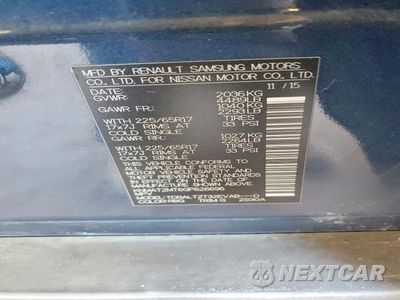 Zdjęcie 12 z 12 samochodu: 2016 NISSAN ROGUE SV VIN:KNMAT2MT6GP626696 - miniatura
