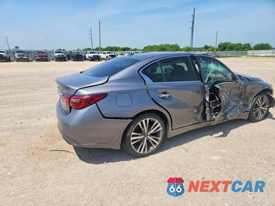 Trzecie zdjęcie samochodu z tyłu: 2022 INFINITI Q50 SENSORY VIN:JN1EV7CR0NM340617 - miniatura