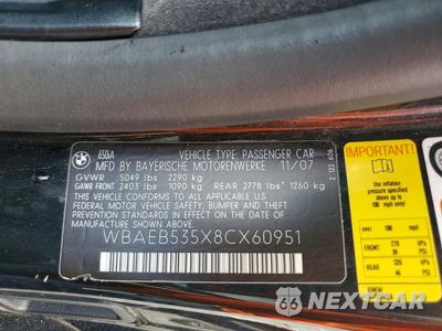 Zdjęcie 12 z 12 samochodu: 2008 BMW 650 I VIN:WBAEB535X8CX60951 - miniatura