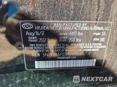 Zdjęcie 12 z 12 samochodu: 2018 HYUNDAI SONATA VIN:5NPE24AF0JH640904 - miniatura