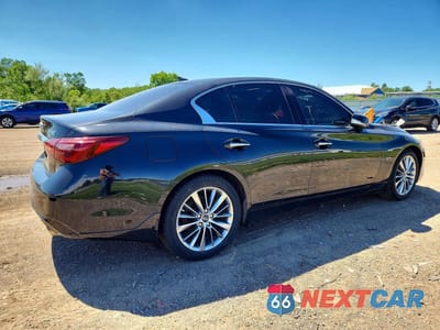 Trzecie zdjęcie samochodu z tyłu: 2018 INFINITI Q50 3.0T LUXE VIN:JN1EV7AR6JM437317 - miniatura