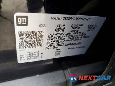 Zdjęcie 13 z 13 samochodu: 2021 CADILLAC ESCALADE ESV SPORT PLATINUM VIN:1GYS4RKL4MR478362 - miniatura