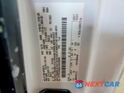 Zdjęcie 12 z 12 samochodu: 2020 FORD F150 SUPER CAB VIN:1FTFX1E42LFA33669 - miniatura