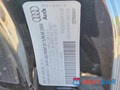 Zdjęcie 13 z 13 samochodu: 2012 AUDI A5 PREMIUM VIN:WAUCFAFH5CN002376 - miniatura