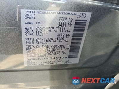 Zdjęcie 12 z 12 samochodu: 2023 INFINITI QX60 SENSORY VIN:5N1DL1GS8PC349479 - miniatura