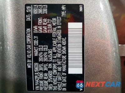 Zdjęcie 14 z 14 samochodu: 2020 VOLVO XC90 T6 INSCRIPTION VIN:YV4A22PLXL1586339 - miniatura