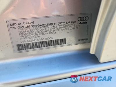 Zdjęcie 13 z 13 samochodu: 2010 AUDI S4 PREMIUM PLUS VIN:WAUDGAFL5AA110006 - miniatura