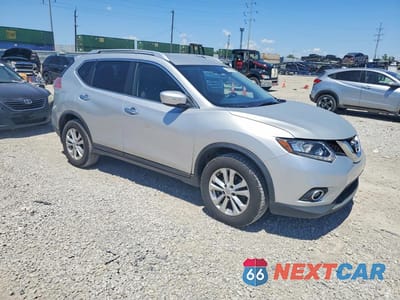 Czwarte zdjęcie samochodu z boku: 2015 NISSAN ROGUE SV VIN:KNMAT2MV4FP563355 - miniatura