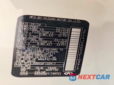 Zdjęcie 12 z 12 samochodu: 2025 INFINITI QX50 LUXE VIN:3PCAJ5BB5SF103917 - miniatura