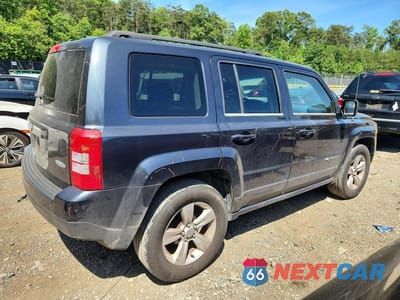 Trzecie zdjęcie samochodu z tyłu: 2014 JEEP PATRIOT LATITUDE VIN:1C4NJRFB9ED521752 - miniatura