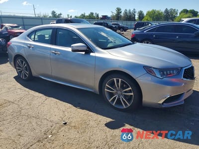 Czwarte zdjęcie samochodu z boku: 2019 ACURA TLX TECHNOLOGY VIN:19UUB3F49KA002917 - miniatura
