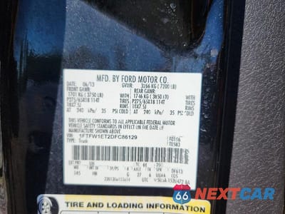 Zdjęcie 12 z 12 samochodu: 2013 FORD F150 SUPERCREW VIN:1FTFW1ET2DFC86129 - miniatura
