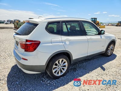 Trzecie zdjęcie samochodu z tyłu: 2013 BMW X3 XDRIVE28I VIN:5UXWX9C56DLK59984 - miniatura