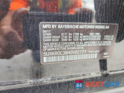 Zdjęcie 12 z 12 samochodu: 2017 BMW X5 XDRIVE35I VIN:5UXKR0C38H0V82721 - miniatura