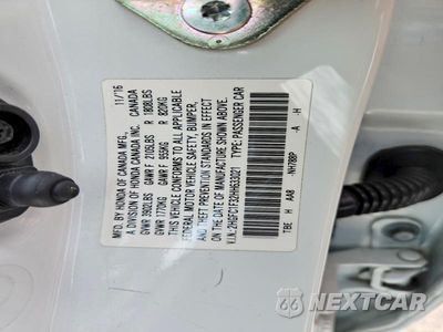 Zdjęcie 12 z 12 samochodu: 2017 HONDA CIVIC EX VIN:2HGFC1F32HH633021 - miniatura