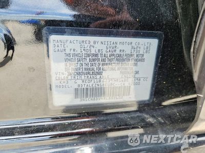 Zdjęcie 12 z 12 samochodu: 2024 NISSAN VERSA S VIN:3N1CN8DV4RL852602 - miniatura