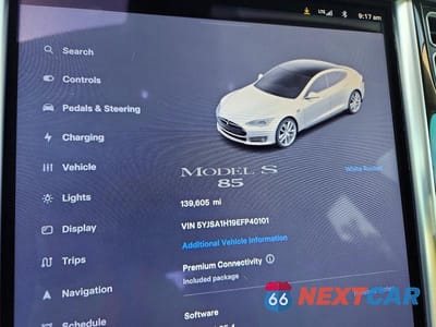 Zdjęcie 9 z 12 samochodu: 2014 TESLA MODEL S VIN:5YJSA1H19EFP40101 - miniatura