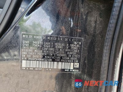 Zdjęcie 13 z 13 samochodu: 2019 HONDA FIT LX VIN:3HGGK5H48KM737199 - miniatura