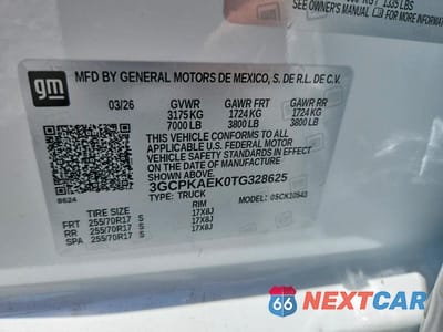 Zdjęcie 13 z 13 samochodu: 2026 CHEVROLET SILVERADO K1500 VIN:3GCPKAEK0TG328625 - miniatura