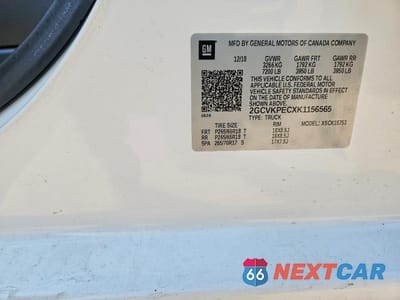 Zdjęcie 13 z 13 samochodu: 2019 CHEVROLET SILVERADO LD K1500 LT VIN:2GCVKPECXK1156565 - miniatura