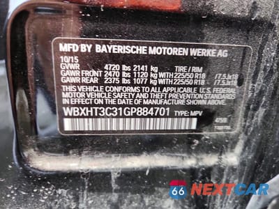Zdjęcie 12 z 12 samochodu: 2016 BMW X1 XDRIVE28I VIN:WBXHT3C31GP884701 - miniatura