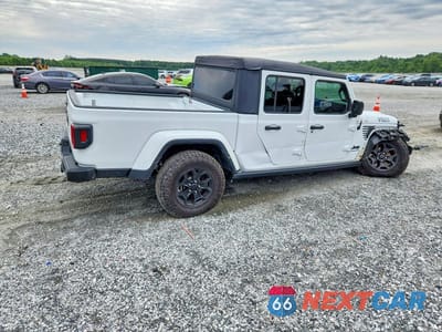 Trzecie zdjęcie samochodu z tyłu: 2021 JEEP GLADIATOR SPORT VIN:1C6HJTAG7ML555360 - miniatura