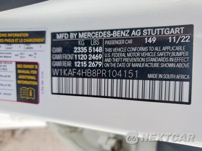 Zdjęcie 13 z 13 samochodu: 2023 MERCEDES-BENZ C 300 4MATIC VIN:W1KAF4HB8PR104151 - miniatura