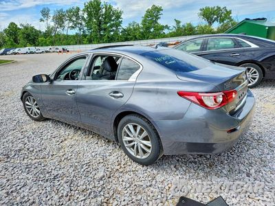 Drugie zdjęcie samochodu z przodu: 2015 INFINITI Q50 PREMIUM VIN:JN1BV7AR4FM418159 - miniatura