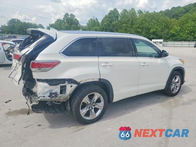 Trzecie zdjęcie samochodu z tyłu: 2016 TOYOTA HIGHLANDER LIMITED PLATINUM VIN:5TDDKRFHXGS320334 - miniatura