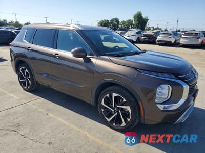 Czwarte zdjęcie samochodu z boku: 2022 MITSUBISHI OUTLANDER SEL VIN:JA4J3VA81NZ085893 - miniatura