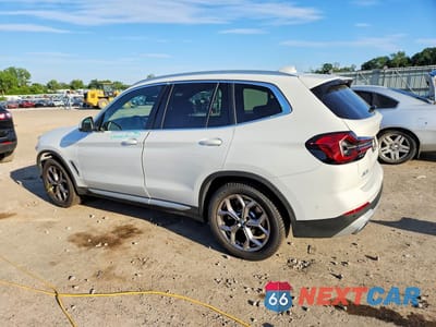 Drugie zdjęcie samochodu z przodu: 2023 BMW X3 XDRIVE30I VIN:5UX53DP01P9S00089 - miniatura